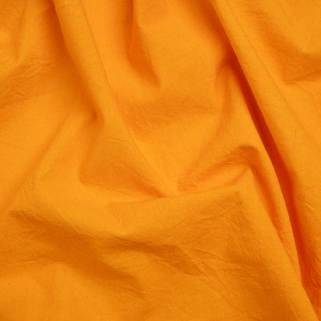 Goldenrod Mottled Wrinkled Lightweight Cotton Canvas