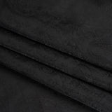 Black Paisley Polyester Jacquard