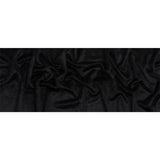 Black Fuzzy Blended Wool Coating