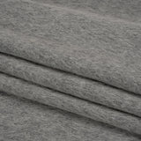 Gray Fuzzy Blended Wool Coating