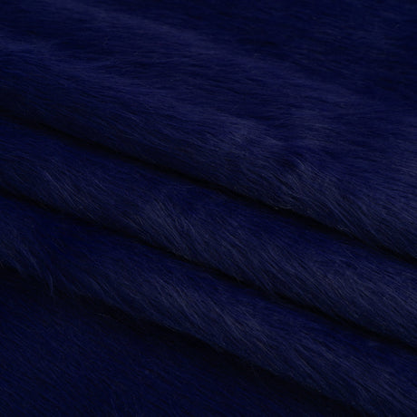 Royal Blue Fuzzy Blended Wool Coating