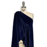 Royal Blue Fuzzy Blended Wool Coating