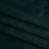 Dark Green Fuzzy Blended Wool Coating