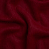 Wine Fuzzy Blended Wool Coating