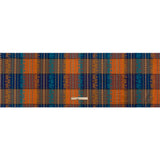 Royal, Orange and Teal Geometric Stripes Cotton and Rayon Jacquard