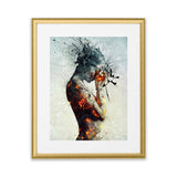 Gold Picture Frame with Plastic Front, 16x20", Wall-Ready