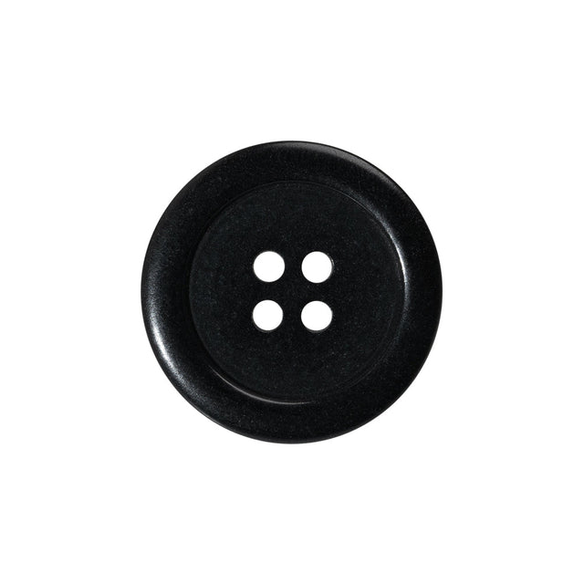 Plastic 4-Hole Button - 35L/22mm - Classic Black