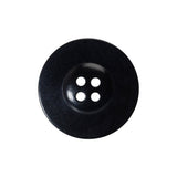 Plastic 4-Hole Button - 38L/24mm - Midnight Designer Logo Rim