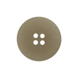 Plastic 4-Hole Button - 38L/24mm - Frosted Off White Narrow Rim