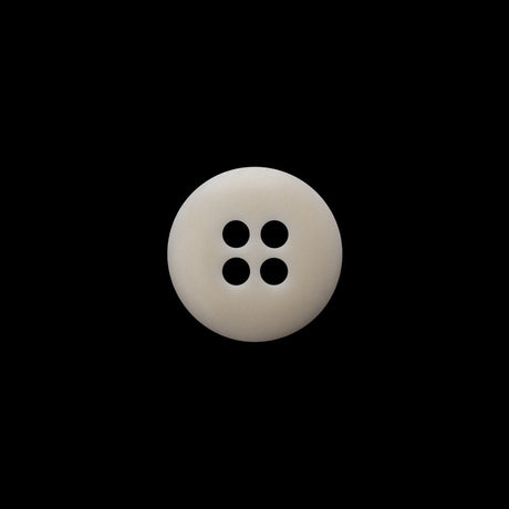 Plastic 4-Hole Shirt Button - 20L/12.5mm - Off White