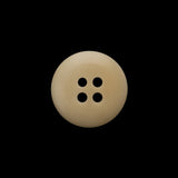 Plastic 4-Hole Button - 28L/18mm - Ivory and Beige Subtle Ombre