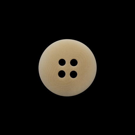 Plastic 4-Hole Button - 28L/18mm - Ivory and Beige Subtle Ombre