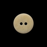 Plastic 2-Hole Button - 28L/18mm - Ivory Swirls Shallow Inkwell