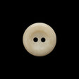 Plastic 2-Hole Button - 28L/18mm - Ivory Swirls Shallow Inkwell