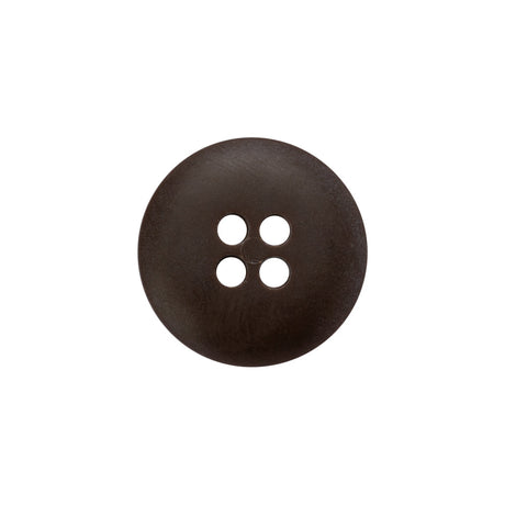 Plastic 4-Hole Button - 30L/19mm - Taupe Rolled Rim