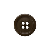 Plastic 4-Hole Button - 30L/19mm - Classic Brown