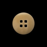 Plastic 4-Hole Button - 32L/20mm - Beige Subtle Marbling with Square Holes