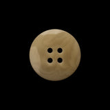 Plastic 4-Hole Button - 32L/20mm - Cream and Beige Swirls