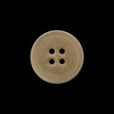 Plastic 4-Hole Button - 32L/20mm - Cream and Beige Swirls