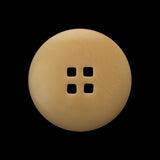 Plastic 4-Hole Button - 40L/25.5mm - Beige Subtle Marbling with Square Holes