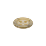 Plastic 4-Hole Button - 28L/18mm - Beige and Gray Striated