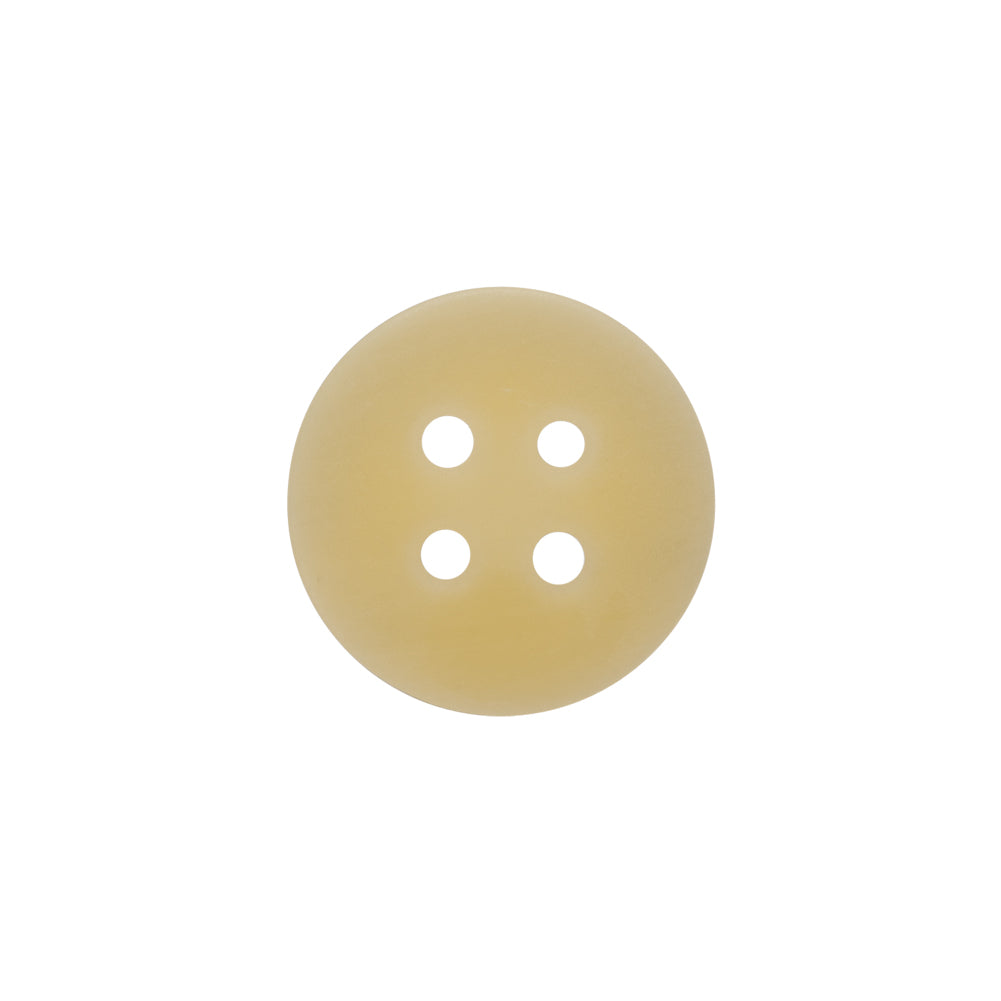 Plastic 4-Hole Button - 28L/18mm - Beige and Gray Striated