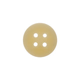 Plastic 4-Hole Button - 28L/18mm - Beige and Gray Striated