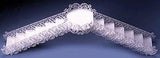 Filigree Bridge & Stair Set-White