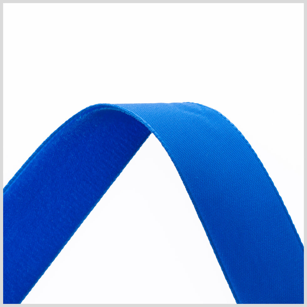 0.875" Royal Blue Nylon Velvet Ribbon