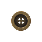 Metal 4-Hole Button - 32L/20mm - Gold