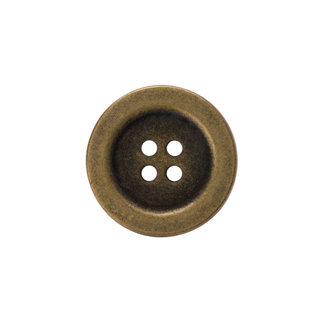Metal 4-Hole Button - 32L/20mm - Gold