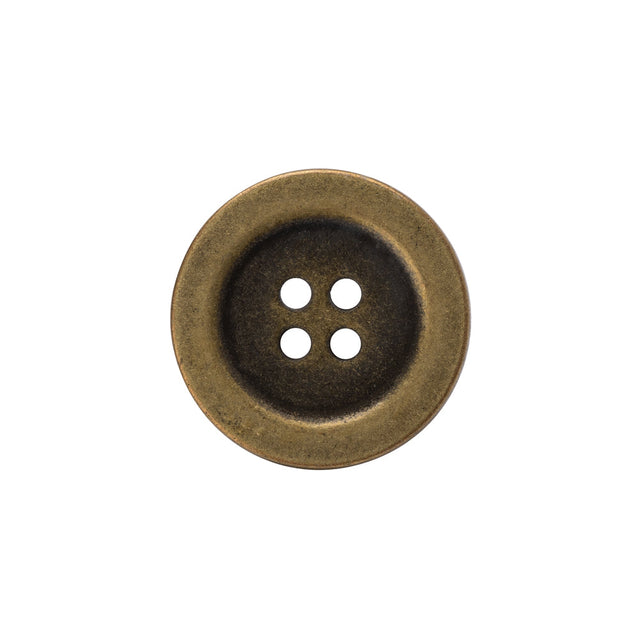 Metal 4-Hole Button - 32L/20mm - Gold