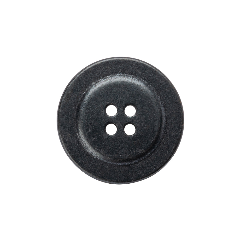 Metal 4-Hole Button - 36L/23mm - Pewter