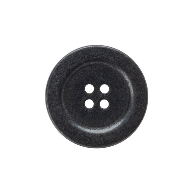 Metal 4-Hole Button - 36L/23mm - Pewter