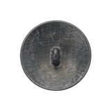 Metal Shank Back Button - 40L/25.5mm - Distressed Pewter Crest