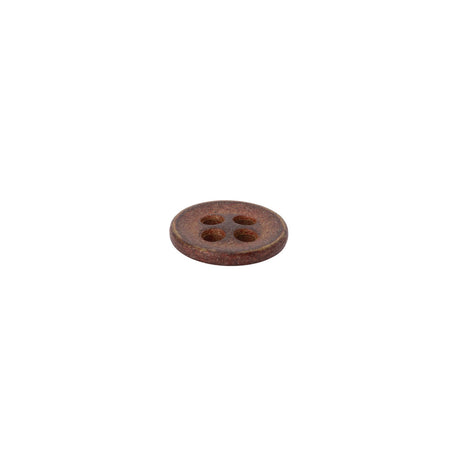 Metal 4-Hole Button - 16L/10mm - Matte Copper