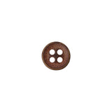 Metal 4-Hole Button - 16L/10mm - Matte Copper