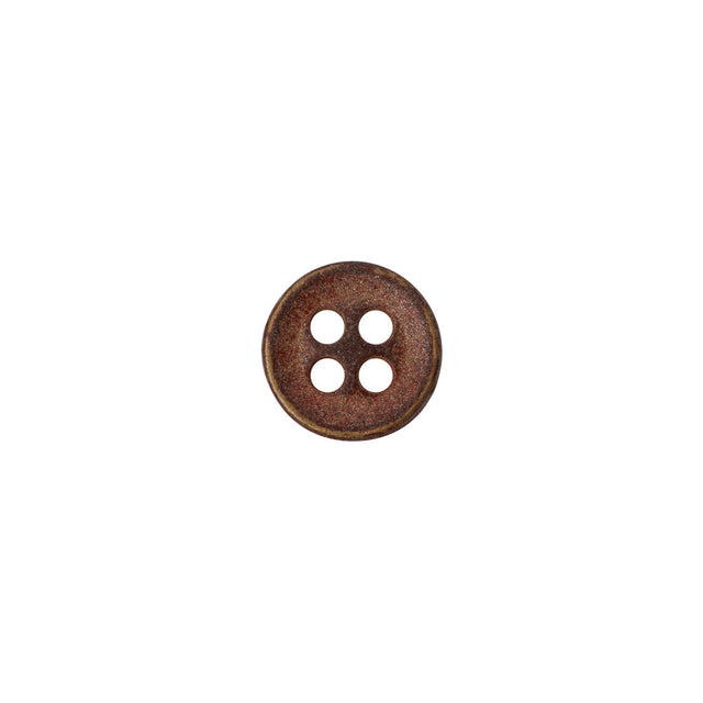 Metal 4-Hole Button - 16L/10mm - Matte Copper