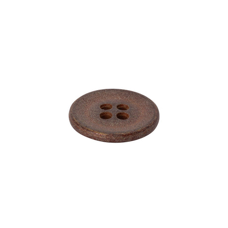 Metal 4-Hole Button - 24L/15mm - Matte Copper