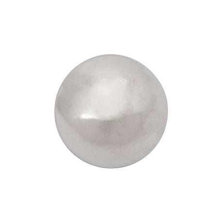 Metal Shank Back Button - 30L/19mm - Domed Silver