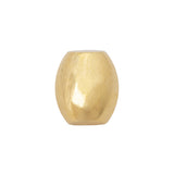 Rounded Rectangle Metal Shank Back Button - 32L/20mm - Bright Gold