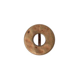 Metal Shank Back Button - 24L/15mm - Copper Ring