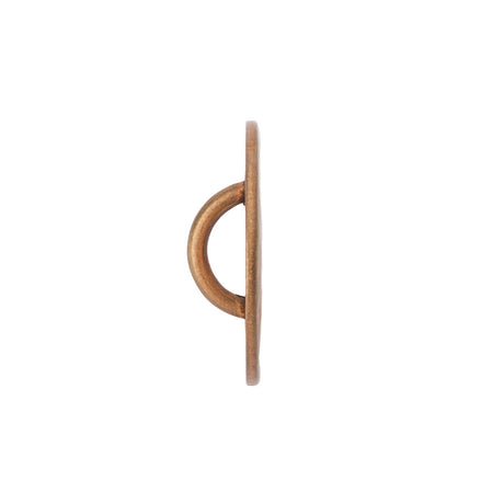 Metal Shank Back Button - 36L/23mm - Copper Ring