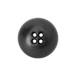 Metal 4-Hole Button - 36L/23mm - Gunmetal Gray Domed