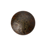 Metal Shank Back Button - 36L/23mm - Distressed Antique Brass