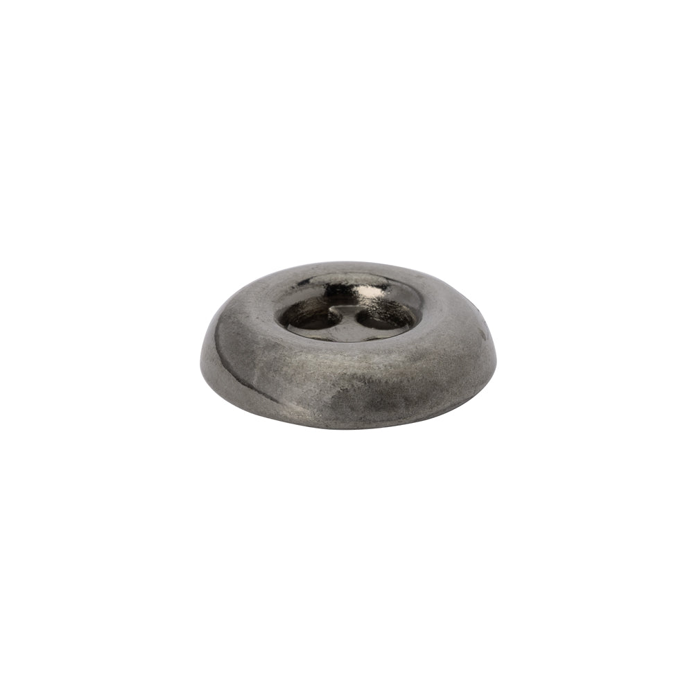 Metal 4-Hole Button - 28L/18mm - Gunmetal Inkwell