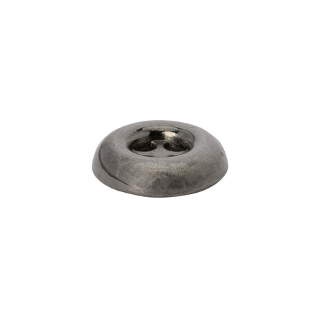 Metal 4-Hole Button - 28L/18mm - Gunmetal Inkwell