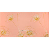 Metallic Silver, Gold and Pink Fanciful Floral Luxury Brocade