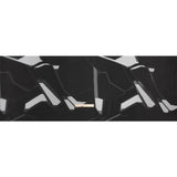 Black Abstract Luxury Burnout Brocade