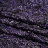 Metallic Purple and Black Abstract Luxury Brocade